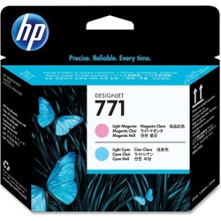 Cap Printare Original HP Light Magenta/Light Cyan, nr.771, pentru DesignJet Z6200, , (timbru verde 0.15 lei), "CE019A"