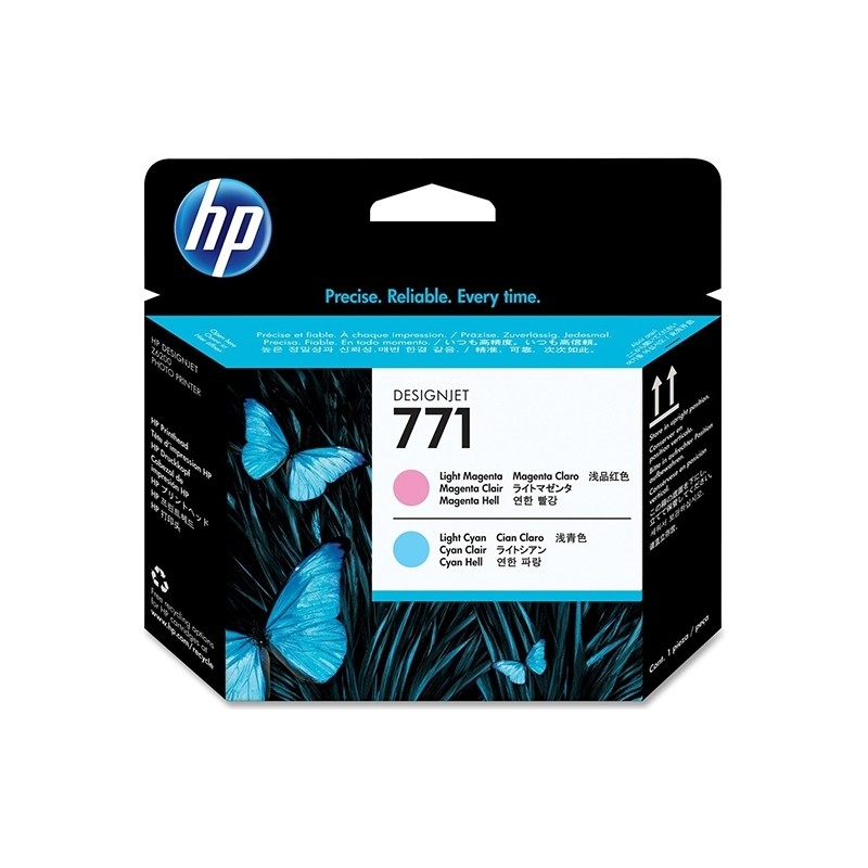 Cap Printare Original HP Light Magenta/Light Cyan, nr.771, pentru DesignJet Z6200, , (timbru verde 0.15 lei), "CE019A"