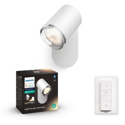LAMPA smart PHILIPS, LED, soclu GU10, putere 5 W, tip lumina alb, 350 lumeni, alimentare 220 - 230 V, "000008718696175750" (timb
