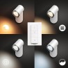 LAMPA smart PHILIPS, LED, soclu GU10, putere 5 W, tip lumina alb, 350 lumeni, alimentare 220 - 230 V, "000008718696175750" (timb