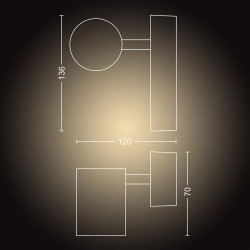 LAMPA smart PHILIPS, LED, soclu GU10, putere 5 W, tip lumina alb, 350 lumeni, alimentare 220 - 230 V, "000008718696175750" (timb