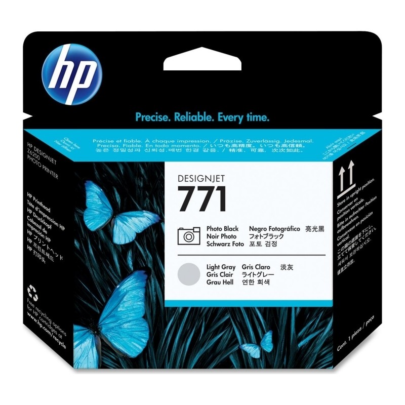 Cartus Cerneala Original HP Light Grey, nr.771, pentru DesignJet Z6200, , (timbru verde 0.15 lei), "CE020A"