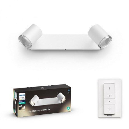 LAMPA smart PHILIPS, LED, soclu GU10, putere 5 W x 2, tip lumina alb, 700 lumeni, alimentare 220 - 230 V, "000008718696175767" (