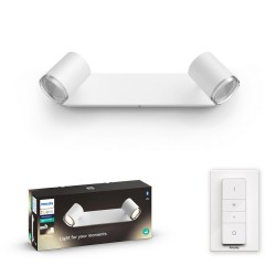 LAMPA smart PHILIPS, LED, soclu GU10, putere 5 W x 2, tip lumina alb, 700 lumeni, alimentare 220 - 230 V, "000008718696175767" (