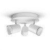 PLAFONIERA smart PHILIPS, LED, soclu GU10, putere 5 W x 3, tip lumina alb, 1050 lumeni, alimentare 220 - 230 V, "000008718696175