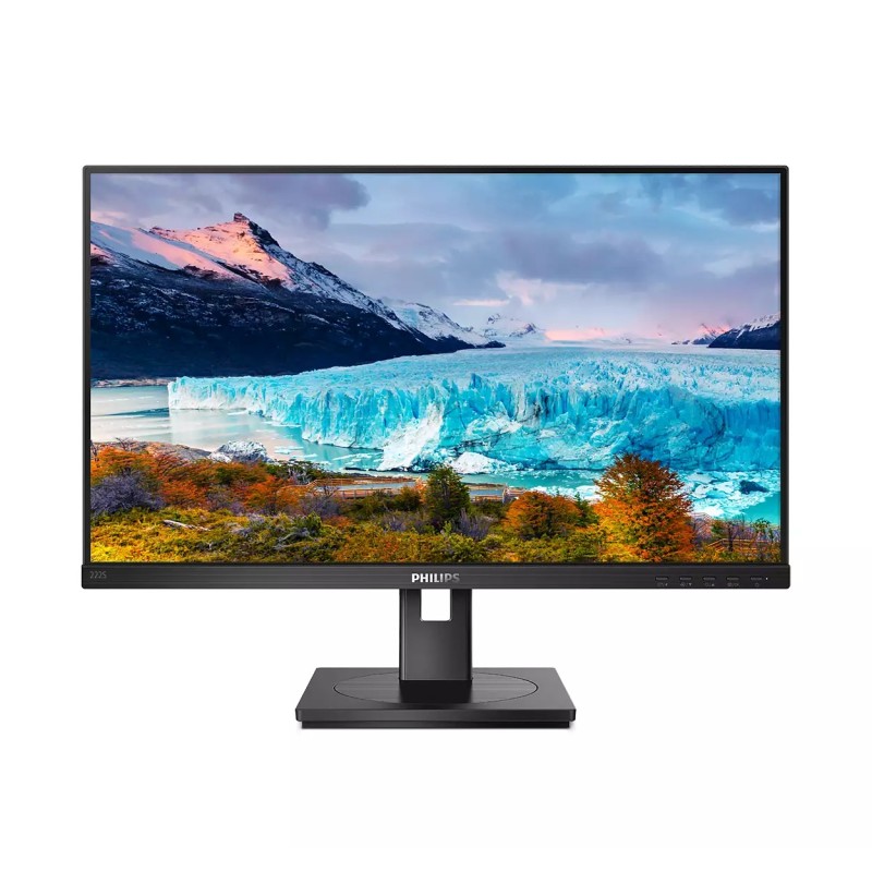 MONITOR PHILIPS 21.5 inch, home, office, IPS, Full HD (1920 x 1080), Wide, 250 cd/mp, 4 ms, HDMI, DVI, VGA, DisplayPort, "222S1A