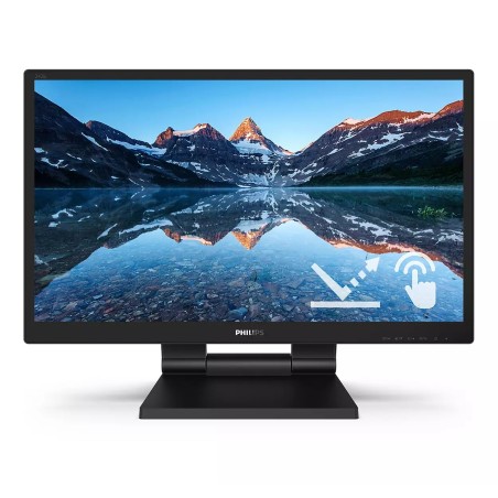 MONITOR PHILIPS 23.8 inch, home, office, IPS, Full HD (1920 x 1080), Wide, 250 cd/mp, 5 ms, HDMI, DVI, VGA, DisplayPort, "242B9T