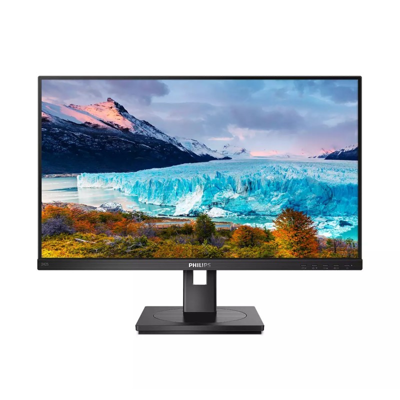 MONITOR PHILIPS 23.8 inch, home, office, IPS, Full HD (1920 x 1080), Wide, 250 cd/mp, 4 ms, HDMI, DVI, VGA, DisplayPort, "242S1A