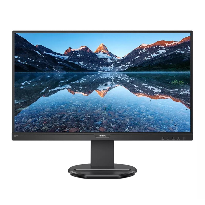 MONITOR PHILIPS 27 inch, Multimedia, IPS, Full HD (1920 x 1080), Wide, 250 cd/mp, 4 ms, HDMI, VGA, DisplayPort, "273B9/00" (timb