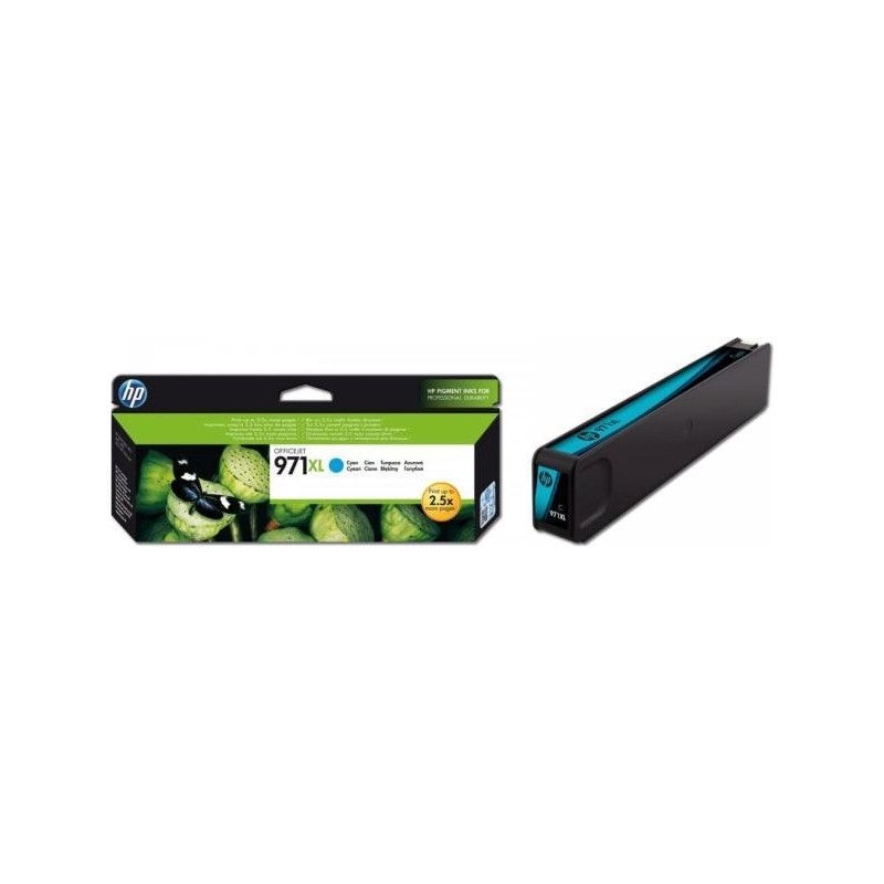 Cartus Cerneala Original HP Cyan, nr.971XL, pentru OfficeJet X476|576|451|551, , (timbru verde 0.15 lei), "CN626AE"