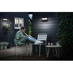 APLICA exterior PHILIPS, LED, soclu integrat, putere 2 x 4.5 W, tip lumina alb, 1000 lumeni, alimentare 220 - 230 V, "0000087186
