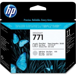 Cartus Cerneala Original HP Light Grey, nr.771, pentru DesignJet Z6200, , (timbru verde 0.15 lei), "CE020A"