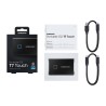 SSD extern SAMSUNG T7 Touch, 2 TB, USB Type C, 3D Nand TLC, R/W: 1050 MB/s, "MU-PC2T0K/WW" (timbru verde 0.18 lei)