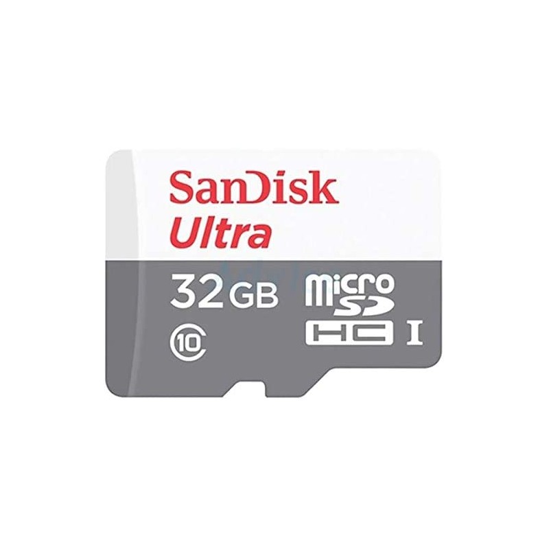 CARD MicroSD SANDISK, 32 GB, MicroSD, clasa 10, standard UHS-I U1, "SDSQUNR-032G-GN3MN" (timbru verde 0.03 lei)