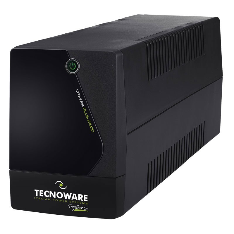 UPS Tecnoware "ERA PLUS", Line int., mini Tower, AVR, IEC x 6, back-up 10 - 90 min. "FGCERAPL2602IEC" (timbru verde 11 lei)