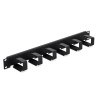 19 cable management panel 1U, 6x organi
