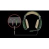 CASTI TRUST, "GXT 322C Carus", cu fir, gaming, utilizare multimedia, microfon pe brat, conectare prin Jack 3.5 mm x 2, verde, "T