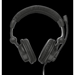 CASTI TRUST, "Como", cu fir, standard, utilizare multimedia, microfon pe brat, conectare prin Jack 3.5 mm, negru, "TR-21658", (t