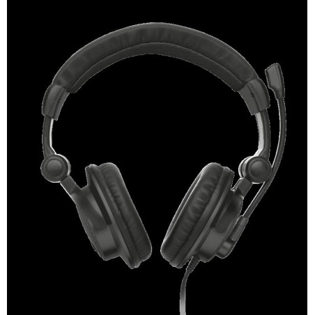 CASTI TRUST, "Como", cu fir, standard, utilizare multimedia, microfon pe brat, conectare prin Jack 3.5 mm, negru, "TR-21658", (t
