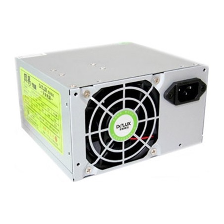 SURSA DELUX 450 (230W for 450W Desktop PC), Fan 8cm, Conector 20+4 pini, 2xSATA, 2xMolex, Switch ON/OFF "DLP-23MS",  (timbru ver