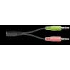 CASTI TRUST, "Como", cu fir, standard, utilizare multimedia, microfon pe brat, conectare prin Jack 3.5 mm, negru, "TR-21658", (t