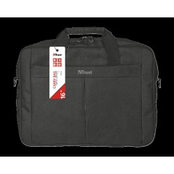 GEANTA &amp; RUCSACURI TRUST, pt. notebook de max. 16 inch, 1 compartiment, buzunar frontal, poliester, negru, "TR-21551"