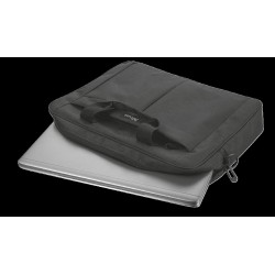 GEANTA &amp; RUCSACURI TRUST, pt. notebook de max. 16 inch, 1 compartiment, buzunar frontal, poliester, negru, "TR-21551"