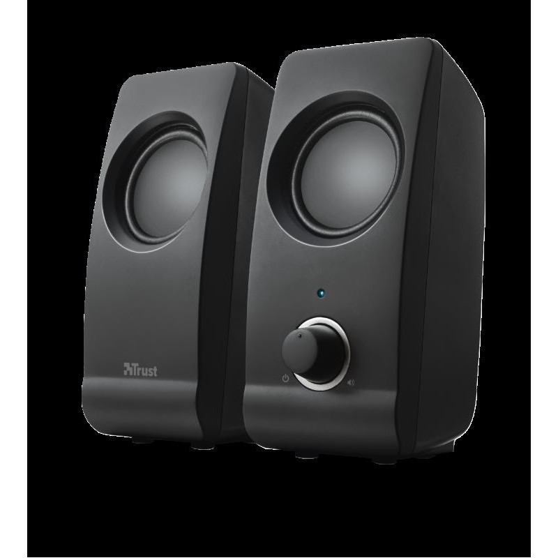 BOXE TRUST, 2.O, "Remo", 2 x 8 W, cu fir, Jack 3.5mm, USB, "TR-17595" (timbru verde 2.00 lei)