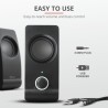 BOXE TRUST, 2.O, "Remo", 2 x 8 W, cu fir, Jack 3.5mm, USB, "TR-17595" (timbru verde 2.00 lei)