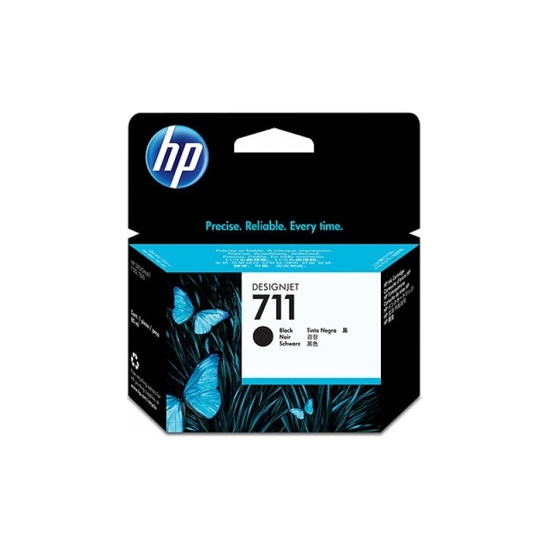 Cartus Cerneala Original HP Black, nr.711, pentru DesignJet T120|T520,38ml , (timbru verde 0.15 lei), "CZ129A"