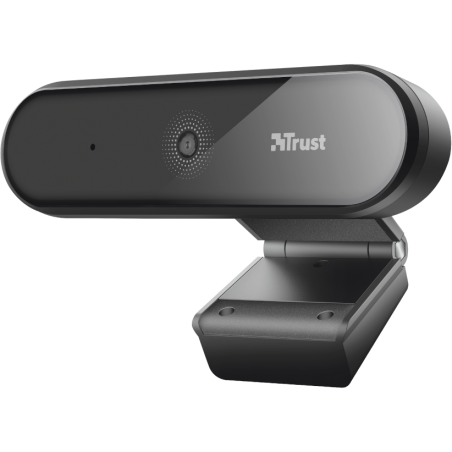 CAMERA WEB TRUST, Full HD cu rez 1920 x 1080, USB 2.0, microfon, negru, "TR-23637" (timbru verde 0.18 lei)