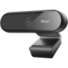 CAMERA WEB TRUST, Full HD cu rez 1920 x 1080, USB 2.0, microfon, negru, "TR-23637" (timbru verde 0.18 lei)
