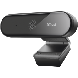 CAMERA WEB TRUST, Full HD cu rez 1920 x 1080, USB 2.0, microfon, negru, "TR-23637" (timbru verde 0.18 lei)