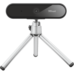 CAMERA WEB TRUST, Full HD cu rez 1920 x 1080, USB 2.0, microfon, negru, "TR-23637" (timbru verde 0.18 lei)