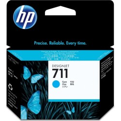 Cartus Cerneala Original HP Cyan, nr.711, pentru DesignJet T120|T520, , (timbru verde 0.15 lei), "CZ130A"