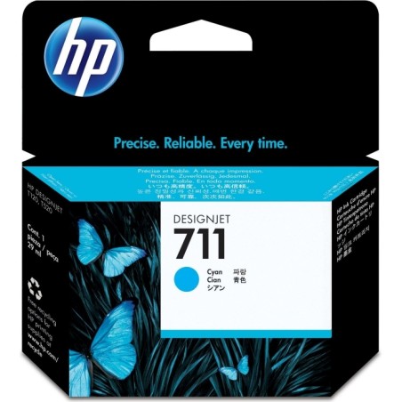 Cartus Cerneala Original HP Cyan, nr.711, pentru DesignJet T120|T520, , (timbru verde 0.15 lei), "CZ130A"