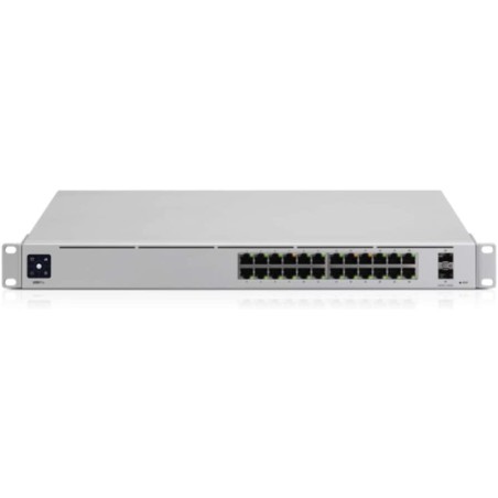 SWITCH UBIQUITI, porturi Gigabit x 24, SFP+ x 2, managed, rackabil,  carcasa metalica, "USW-PRO-24" (timbru verde 2 lei)