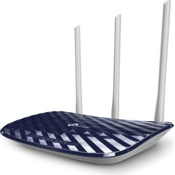 ROUTER TP-LINK wireless  750Mbps, 4 porturi 10/100Mbps, 3 antene externe, Dual Band AC750 "Archer C20"/ 835010 (timbru verde 0.8