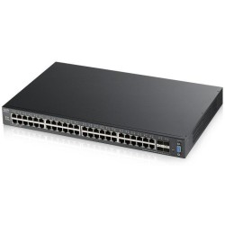 SWITCH ZYXEL, porturi Gigabit x 48, SFP+ x 4, managed, rackabil,  carcasa metalica, "XGS2210-52-EU0101F" (timbru verde 2 lei)