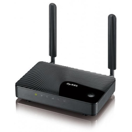 ROUTER ZYXEL , wireless, 300 Mbps, port LAN 10/100 x 4, port WAN 10/100 x 1, antena externa x 2, "LTE3301-M209-EU01V" (timbru ve