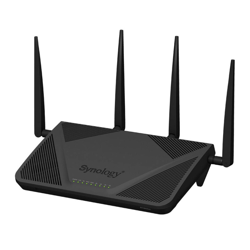 ROUTER SYNOLOGY , wireless, 2600 Mbps, port LAN 10/100/1000 x 4, port WAN 10/100/1000 x 3, antena interna x 4, "RT2600ac" (timbr