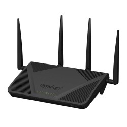 ROUTER SYNOLOGY , wireless, 2600 Mbps, port LAN 10/100/1000 x 4, port WAN 10/100/1000 x 3, antena interna x 4, "RT2600ac" (timbr