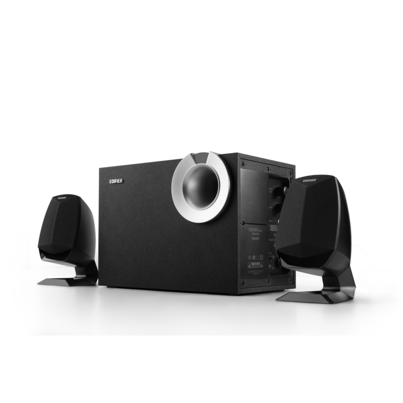 BOXE EDIFIER 2.1, RMS:   34W (2 x 8W, 1 x 18W), bluetooth, volum, bass; raport semnal-zgomot: #25dBA, frecventa raspuns - sateli