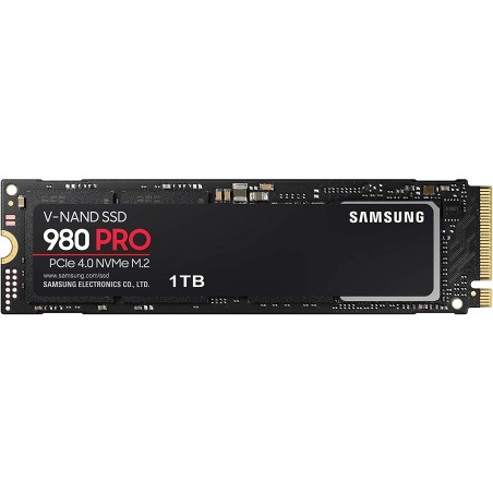 SSD SAMSUNG, 980 PRO, 1TB, M.2, PCIe Gen4.0 x4, V-Nand 3bit MLC, R/W: 7000 MB/s/5000 MB/s "MZ-V8P1T0BW"