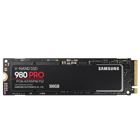SSD SAMSUNG, 980 PRO, 500GB, M.2, PCIe Gen4.0 x4, V-Nand 3bit MLC, R/W: 6900 MB/s/5000 MB/s "MZ-V8P500BW"