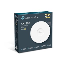 ACCESS POINT TP-LINK wireless 1800Mbps dual band, 1 port Gigabit LAN, 4 antene interne, IEEE802.3at PoE, Dual Band Wi-Fi 6 AX180