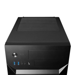 CARCASA CHIEFTEC, Mini Tower, mATX, "GAMING CUBE 02", fara sursa, USB 3.0 x 2, Jack 3.5mm x 2, mesh, "CI-02B-OP"