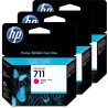 Tri-Pack Original HP Magenta, nr.711, pentru DesignJet T120|T520, , (timbru verde 0.45 lei), "CZ135A"
