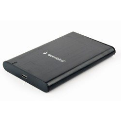 RACK extern GEMBIRD, pt HDD/SSD, 2.5 inch, S-ATA, interfata PC Type-C, aluminiu, negru, "EE2-U3S-6" (timbru verde 0.8 lei)