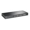 SWITCH SMART TP-Link 24 PORTURI POE+ 10/100M + 4 PORTURI 10/100/1000M, 2 sloturi Gigabit SFP , TP-LINK "TL-SL2428P" (timbru verd